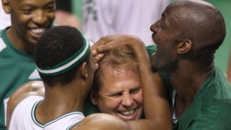 Kevin Garnett Went Nuts Watching The Celtics’ Comeback Win And Danny Ainge Approved