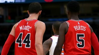 An NBC Sports Chicago Graphic Referred To Bobby Portis And Nikola Mirotic As A ‘1-2 Punch’