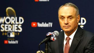 Rob Manfred Got Into It With Dan Le Batard About The Marlins Trading Away Giancarlo Stanton