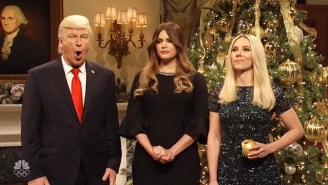 ‘SNL’ Takes A Look At Christmas In The White House With A Special Visit By Scarlett Johansson
