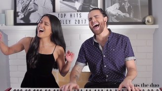 Watch This Singing Couple Meld Every Single Pop Hit Of The Year Into One Infectious Medley