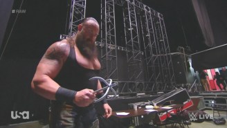 Braun Strowman Tried To Kill Kane And Brock Lesnar With A Grappling Hook