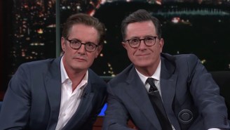 ‘Twin Peaks’ Star Kyle McLachlan Talks Stephen Colbert Through His ‘Dune’ Jealousy