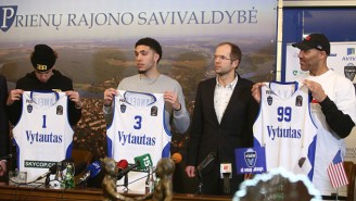 The Ball Family’s Opening Press Conference In Lithuania Was Predictably Ridiculous