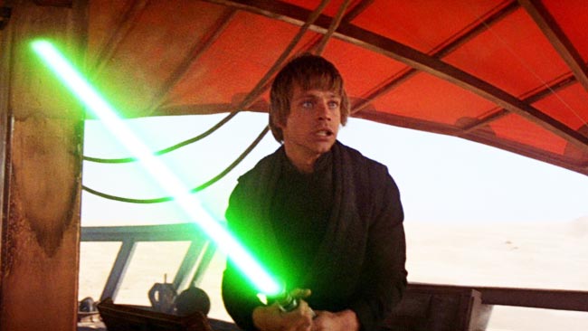 skywalker blue lightsaber