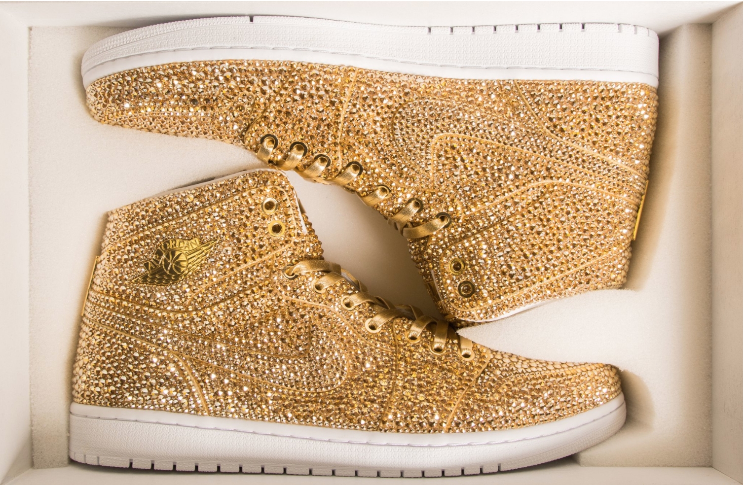 The New Crystal-Bedazzled Air Jordans 