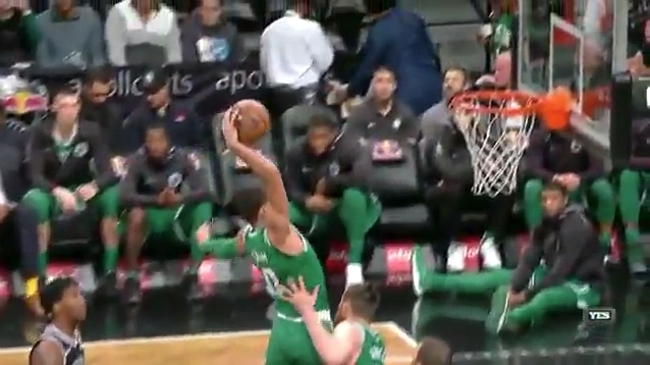 Celtics Rookie Jayson Tatum Accidentally Dunked On A Teammate