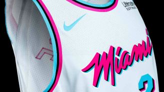 Miami Finally Unveiled Their Vice Uniforms And They’re Already The Best In The NBA