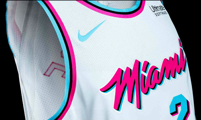 Miami Unveiled Their Vice Uniforms And They're The Best In The NBA