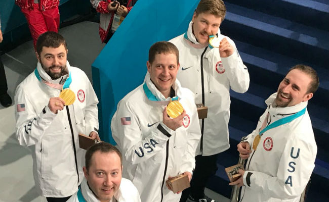 The US Men's Olympic Curling Team Was Given The Wrong Gold Medals