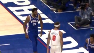 Joel Embiid Screamed In Michael Beasley’s Face After Robert Covington Dunked On Him