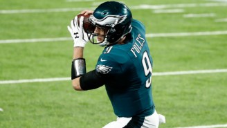 Nick Foles Showed Tom Brady How It’s Done By Catching A Touchdown Pass In The Super Bowl