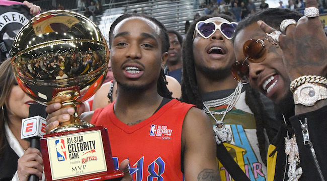 Quavo Was MVP of the 2018 Celebrity All-Star Game & Twitter Thinks