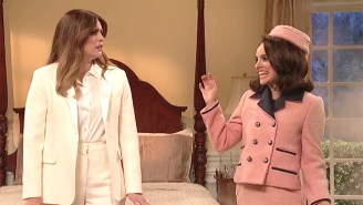 Natalie Portman Reprises Her Role As Jackie Kennedy To Give Melania Trump Some Helpful Advice On ‘SNL’