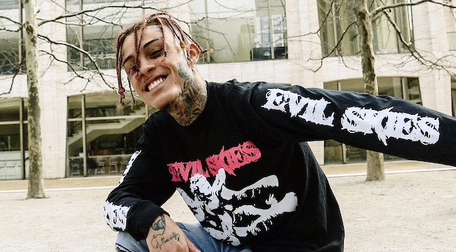 1. Lil Skies Gets a New Rose Tattoo on His Face - wide 1