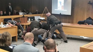 Watch As A Father Of Multiple Sexual Abuse Victims Attempts To Attack ‘Demon’ Larry Nassar In The Courtroom