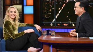 Jennifer Lawrence Calls Harvey Weinstein A ‘Horrible Ass Boil That Will Not Go Away’ In This Boozy ‘Colbert’ Interview