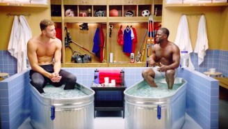 Blake Griffin Convinces Kevin Hart To Take An Ice Bath To Talk About Chris Paul, OKC, And The Playoffs