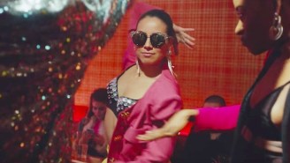 Q-Tip And Demi Lovato’s ‘Don’t Go Breaking My Heart’ Video Is A Retro-Styled Ballroom Party