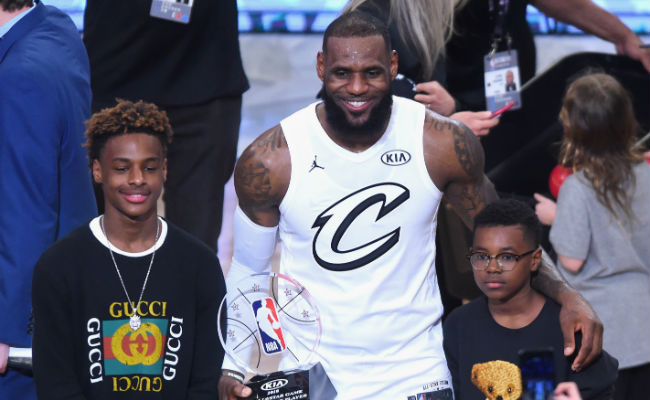 Timeless LeBron James Sets Sights On Playing in NBA with His Son