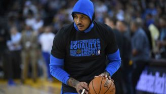 Carmelo Anthony Helped Bus 4,500 Baltimore Students To The March For Our Lives In Washington D.C.