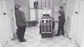 Las Vegas Surveillance Footage Shows Stephen Paddock Bringing A 21-Suitcase Arsenal Into His Hotel