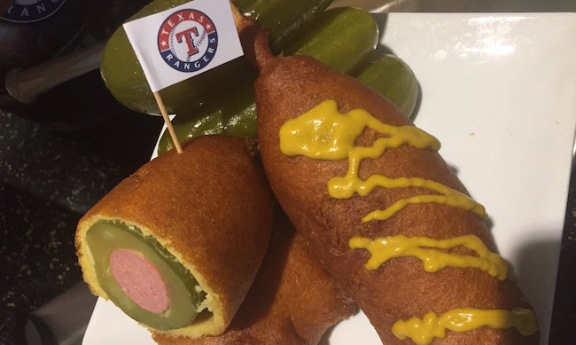 The Texas Rangers' New Pickle Corn Dog Is An Abomination