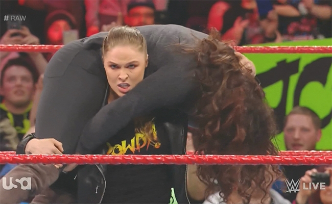 Ronda Rousey's First WWE Match Is Officially Set For WrestleMania 34