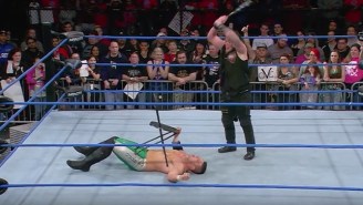 Sami Callihan Accidentally Destroyed Eddie Edwards’ Face With A Bat On Impact