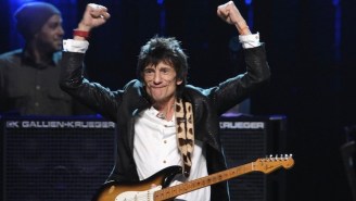 The Rolling Stones Guitarist Ronnie Wood Has Been Given A Clean Bill Of Health After A Cancer Scare