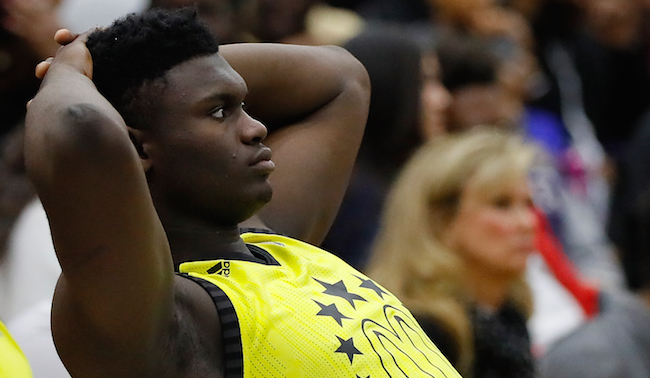 Zion Williamson Is Listed At 285 Pounds By Duke Which Is Astonishing