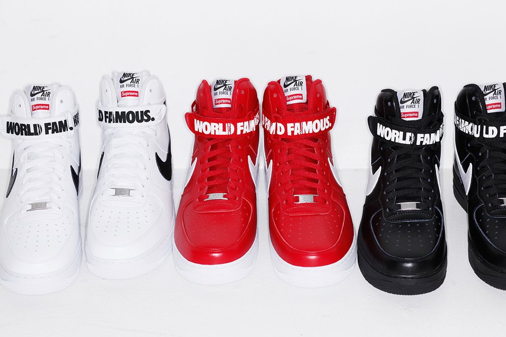 Supreme x Nike Air Force 1 High