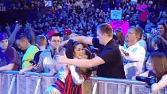 This Fan’s Effort At Getting A Bayley Hug Is The Most Painful Wrestling Moment Of 2018