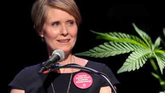 Cynthia Nixon ‘Pumped Her Fist And Said Yes’ When Asked About Legalizing Weed In New York