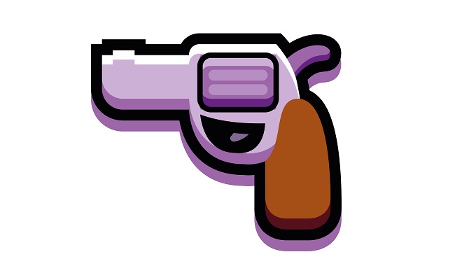 gun emoticon