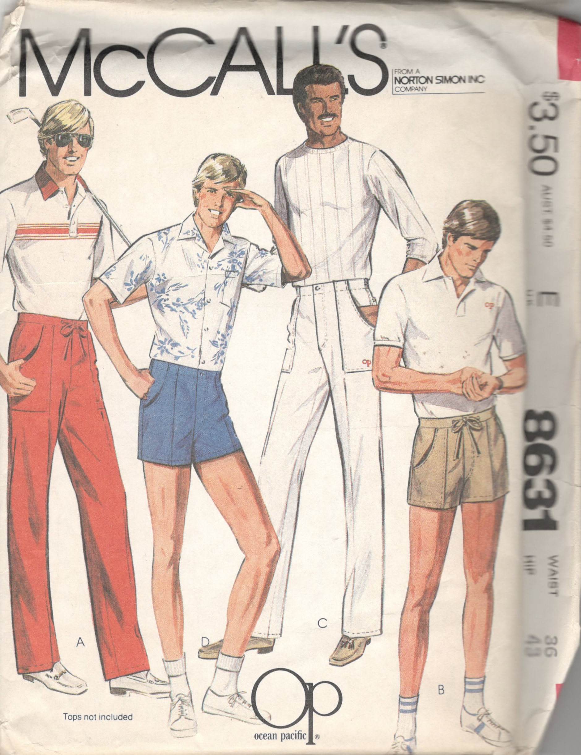 1980s men fashion shorts