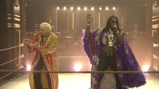 Offset And Metro Boomin Got Actual Ric Flair To Perform ‘Ric Flair Drip’ With Them On ‘Fallon’