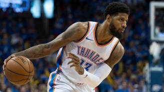 Thunder Fans Celebrated Paul George With A ‘Playoff P’ Billboard In Oklahoma City