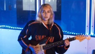 Snail Mail Fights And Hits Light-Up Slapshots In Her Hockey-Themed ‘Heat Wave’ Video