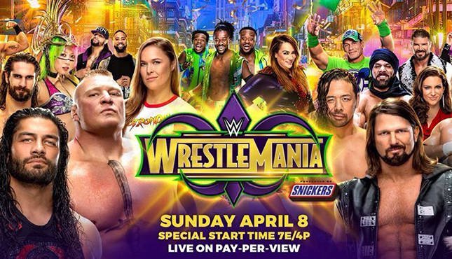 wrestlemania 30 match card