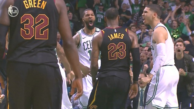 Celtics' Jayson Tatum has a picture of his dunk on LeBron James - Sports  Illustrated