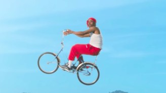 Boogie Jumps Over A House With His Bike On His Funny, Surreal ‘Self Destruction’ Video