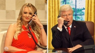 Stormy Daniels Shows Up As Herself To Play Phone Tag With Donald Trump And Michael Cohen On ‘SNL’