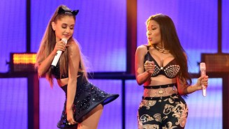 Nicki Minaj And Ariana Grande Save A Special Spot In The Sheets On Their Sultry Single, ‘Bed’