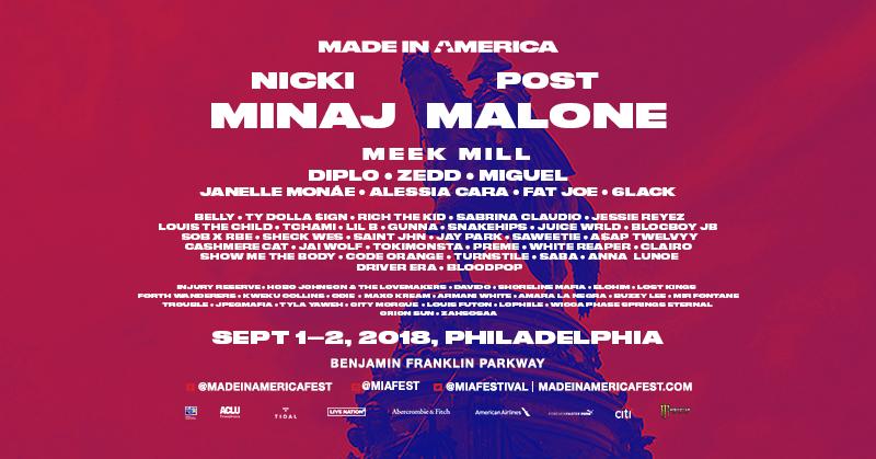 Jay-Z Announces Updated Lineup for Made In America Festival