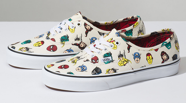 Marvel best sale and vans