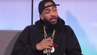 Nipsey Hussle Explains Why He Displayed A Photo Of Kanye West While Performing ‘FDT’