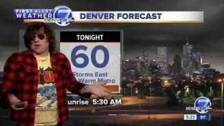 Ryan Adams Gave The Weather Report On A Denver TV Station Ahead Of His Red Rocks Show