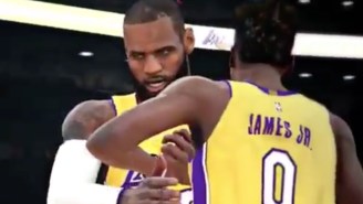 LeBron James Loves This Video Of Himself And Bronny On The Lakers In ‘NBA 2K’