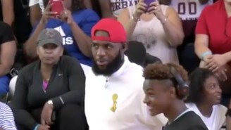 LeBron James Joined Bronny’s Team For Pregame Warmups And Put On A Show
